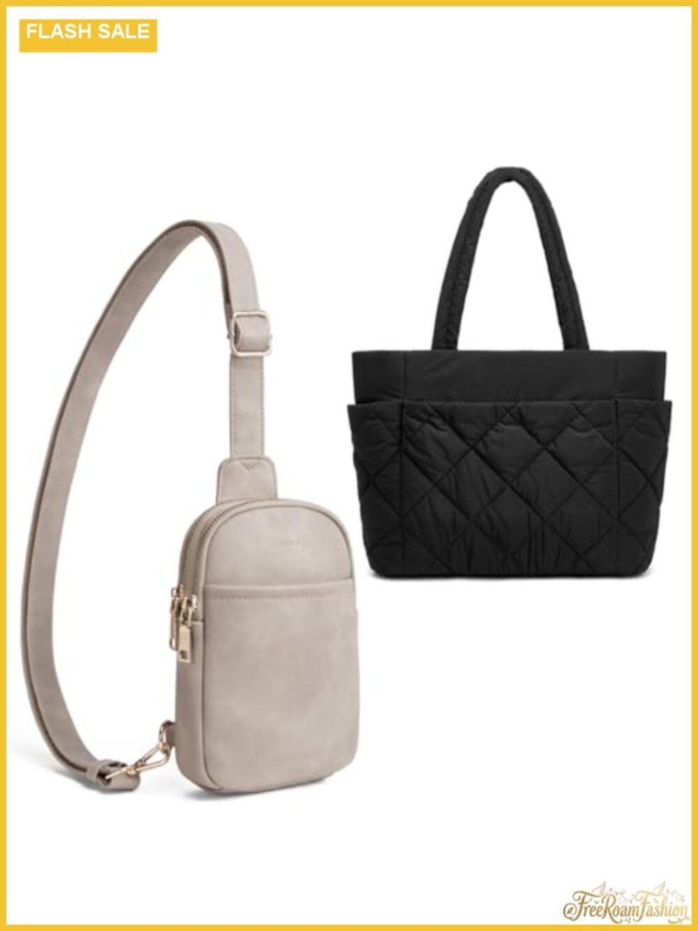 Faux Leather Crossbody Belt Bag Sling Fanny Pack for Women Travel Everyday
